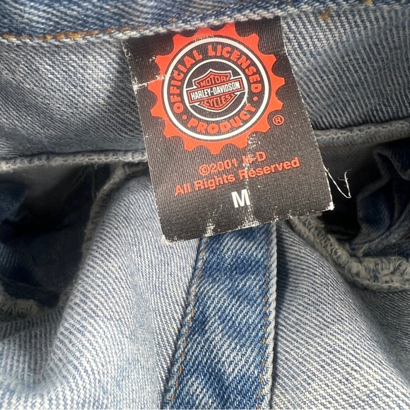 Harley-Davidson Blue Denim Pet Vest - Picture 3 of 5